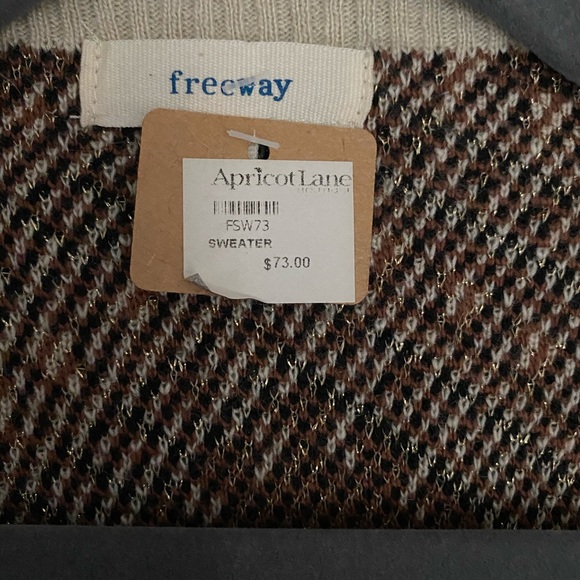 NWOT Freeway Boho Open Front Cardigan Sweater - Picture 3 of 3